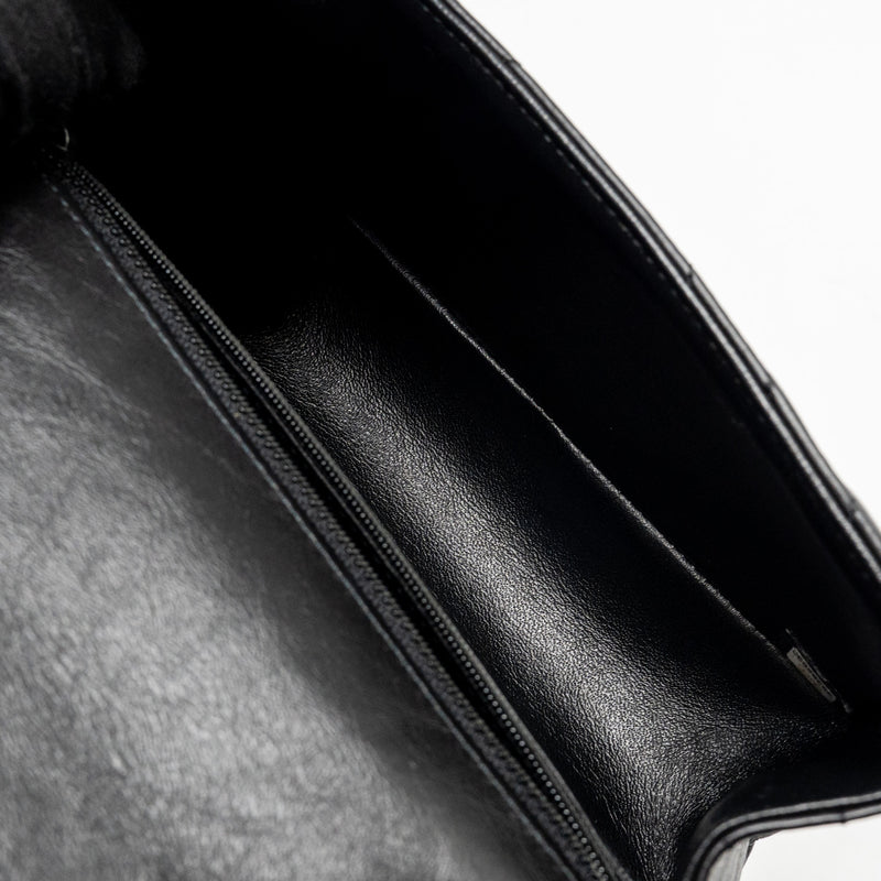 Chanel Mini 2.55 Reissue Flap Bag Chevron Aged Calfskin So Black