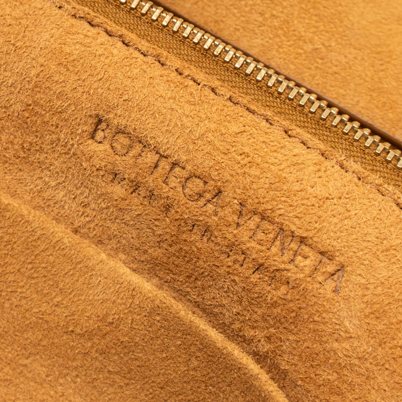 Bottega Veneta Small Arco Bag Calfskin Wood GHW