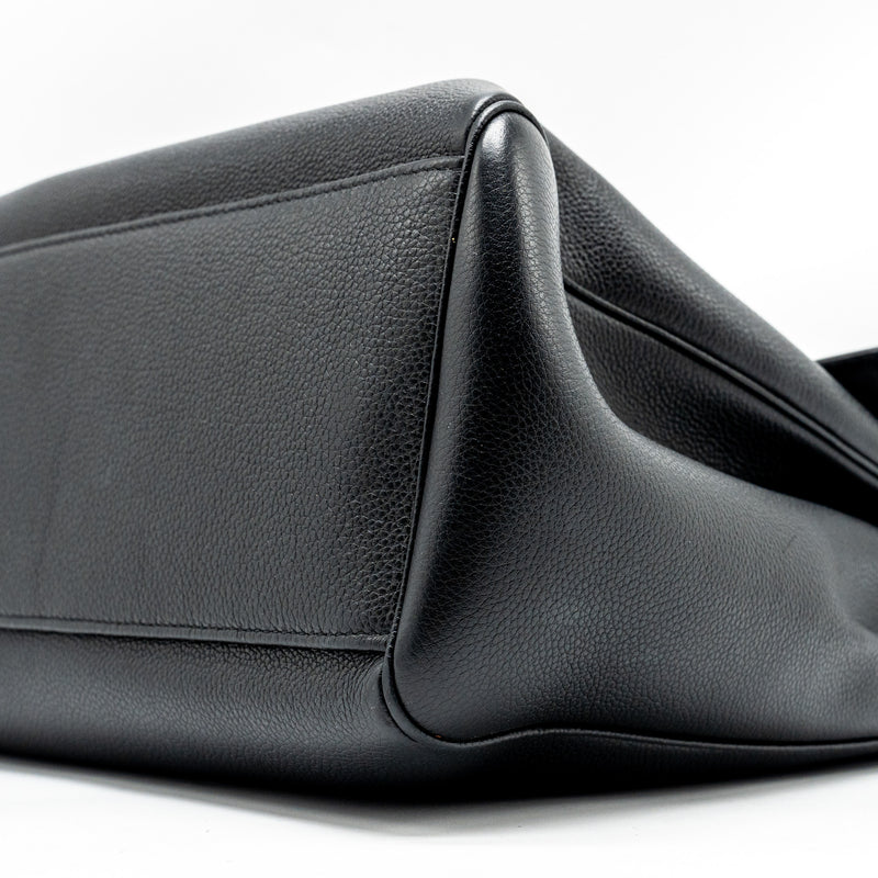 Celine Medium Soft 16 Bag Grained Calfskin Black GHW