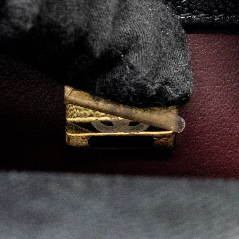 Chanel Mini Coco handle caviar black LGHW (microchip)