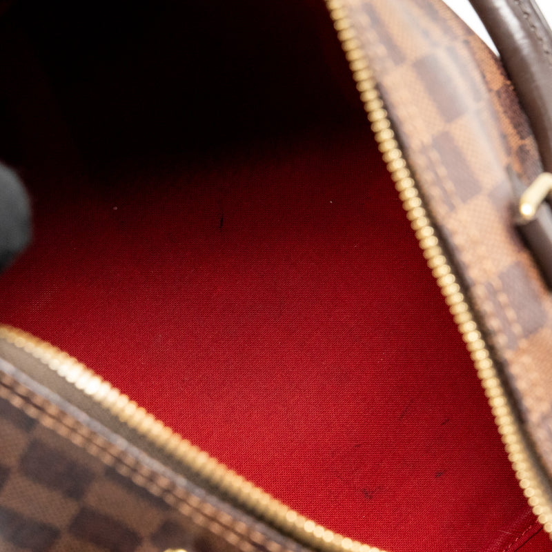 Louis Vuitton Speedy Bandouliere 30 Damier Ebene Canvas GHW
