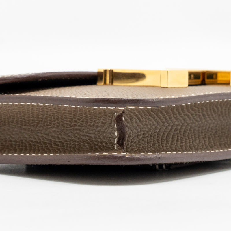 Hermes Constance Slim Epsom Etoupe GHW Stamp U