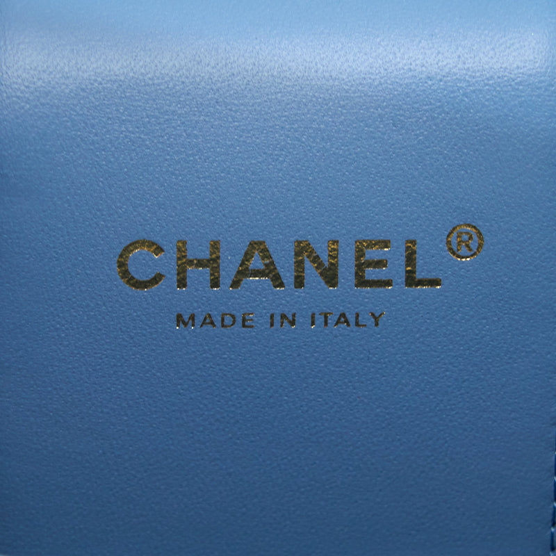 Chanel Vanity Case with Chain Denim LGHW (Microchip)