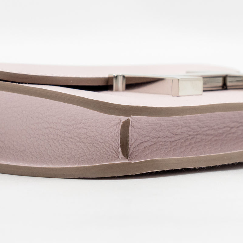 Hermes Constance Slim Evercolor Mauve Pale SHW Stamp B