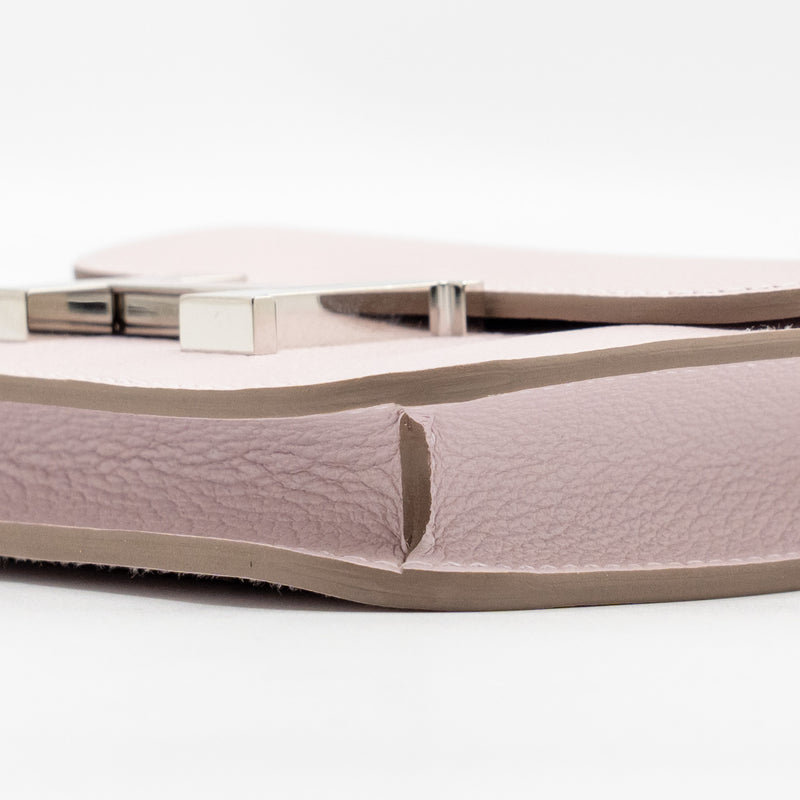 Hermes Constance Slim Evercolor Mauve Pale SHW Stamp B