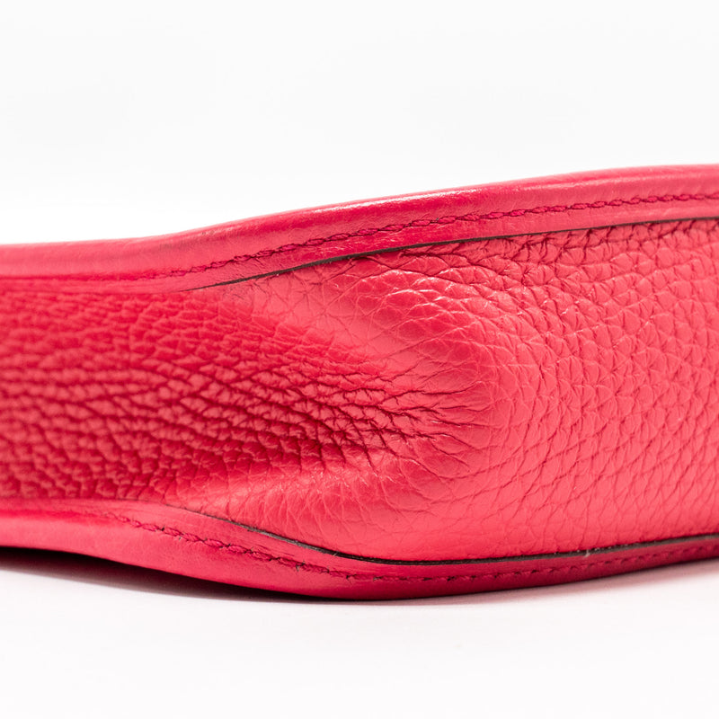 HERMES Mini Evelyne Clemence Rose Extreme SHW Stamp Y