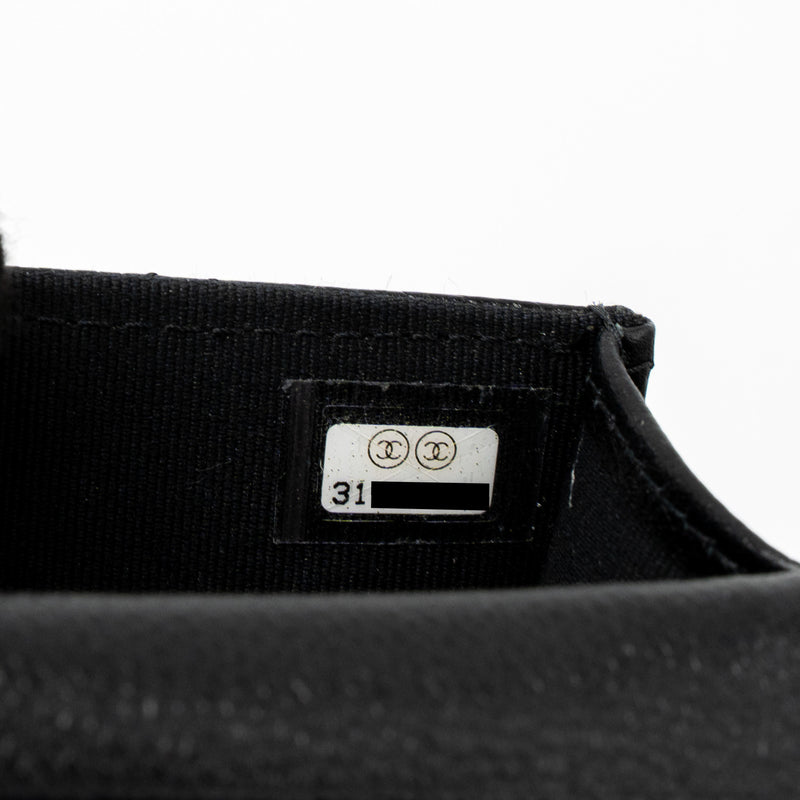 Chanel Vertical Phone Pouch Caviar Black LGHW