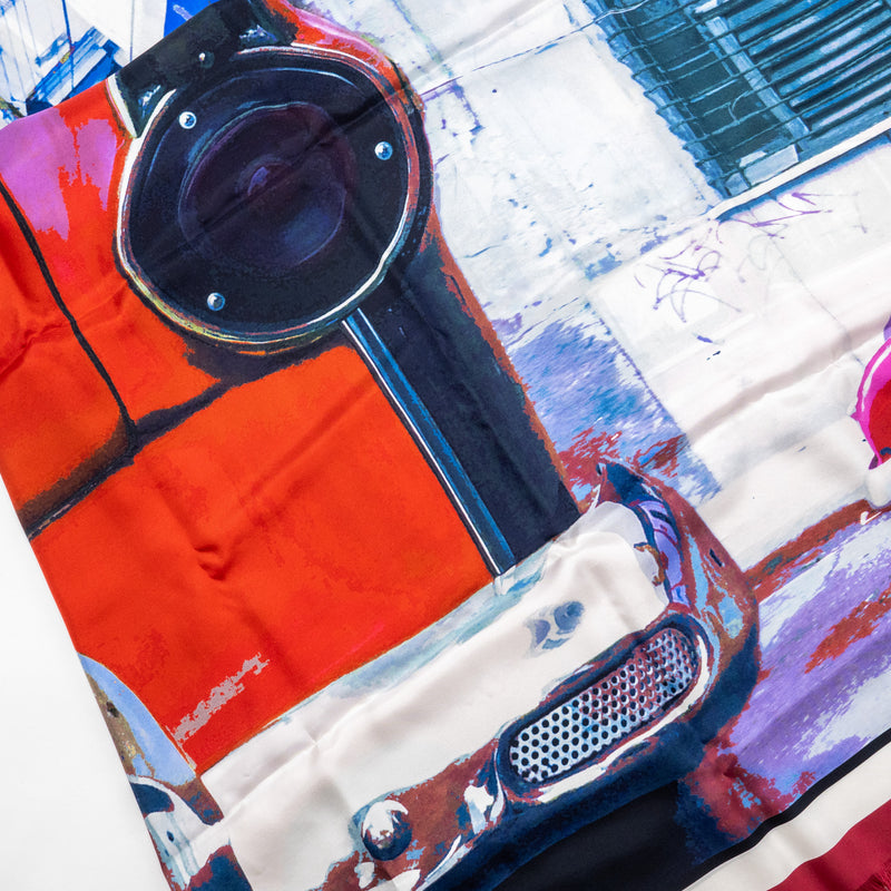 Chanel Coco Cuba Maxi Scarf Silk Multicolour