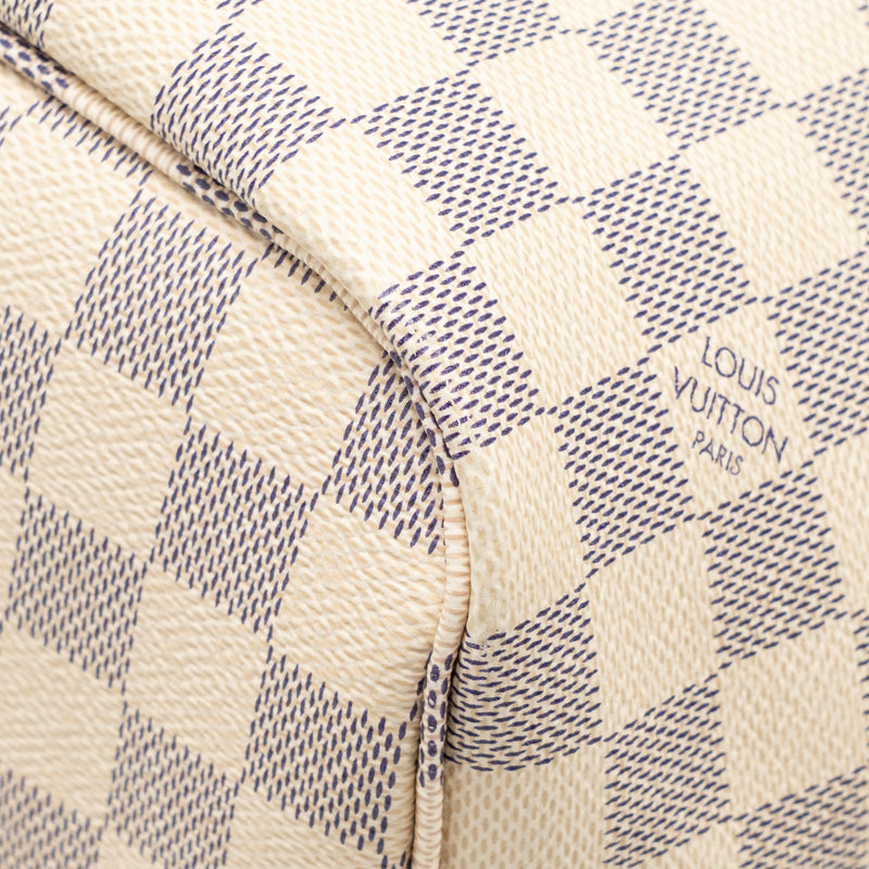 Louis Vuitton Neverfull MM Damier Azur Canvas GHW
