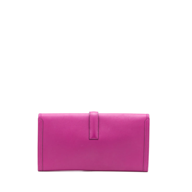 Hermes Jige Elan 29 Clutch Swift L3 Rose Purple Stamp A