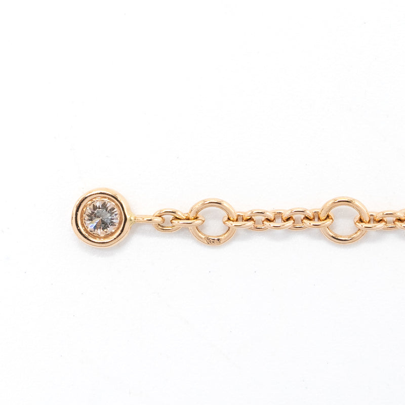 Hermes size SH finesse bracelet rose gold diamonds