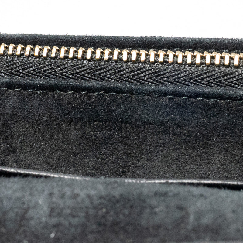 Dior Dioraddict Wallet on Chain Cannage Leather Black GHW