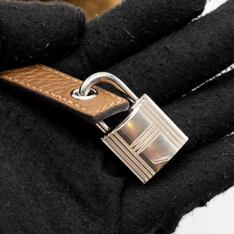Hermes picotin 18 lock bag clemence alezan / Biscuit SHW stamp Z