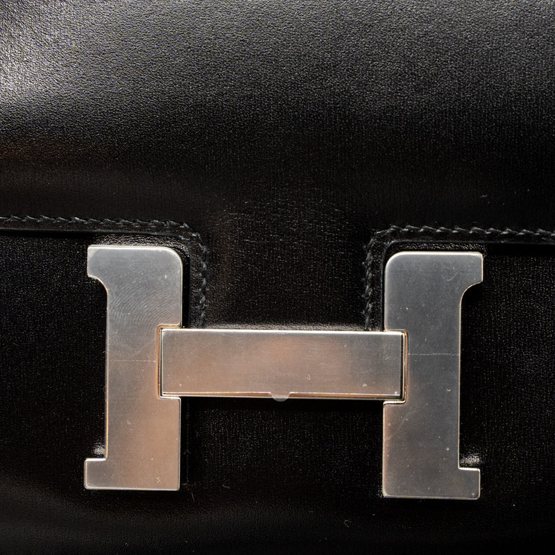 Hermes Mini Constance Box Black SHW Stamp Z