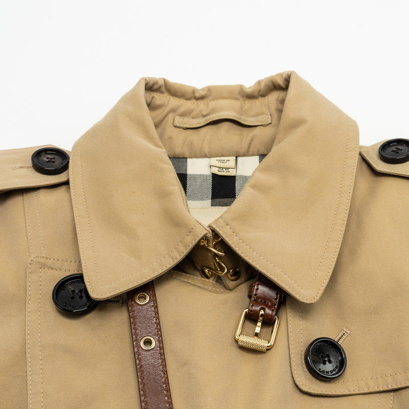 Burberry Size UK 10 Mid-Length Trench Coat Beige