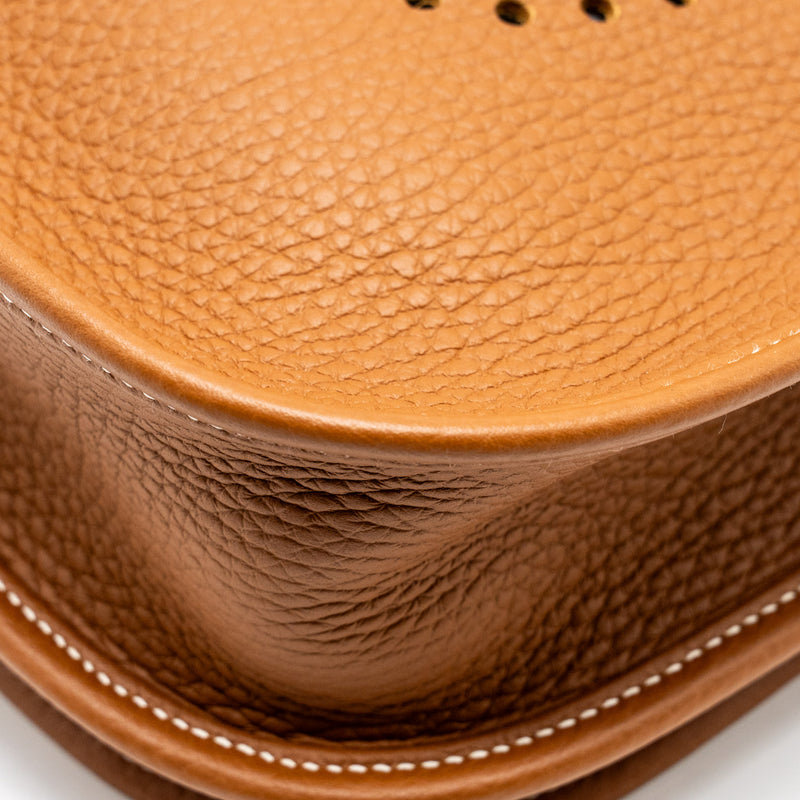 Hermes Evelyn 29 Clemence Gold SHW stamp B