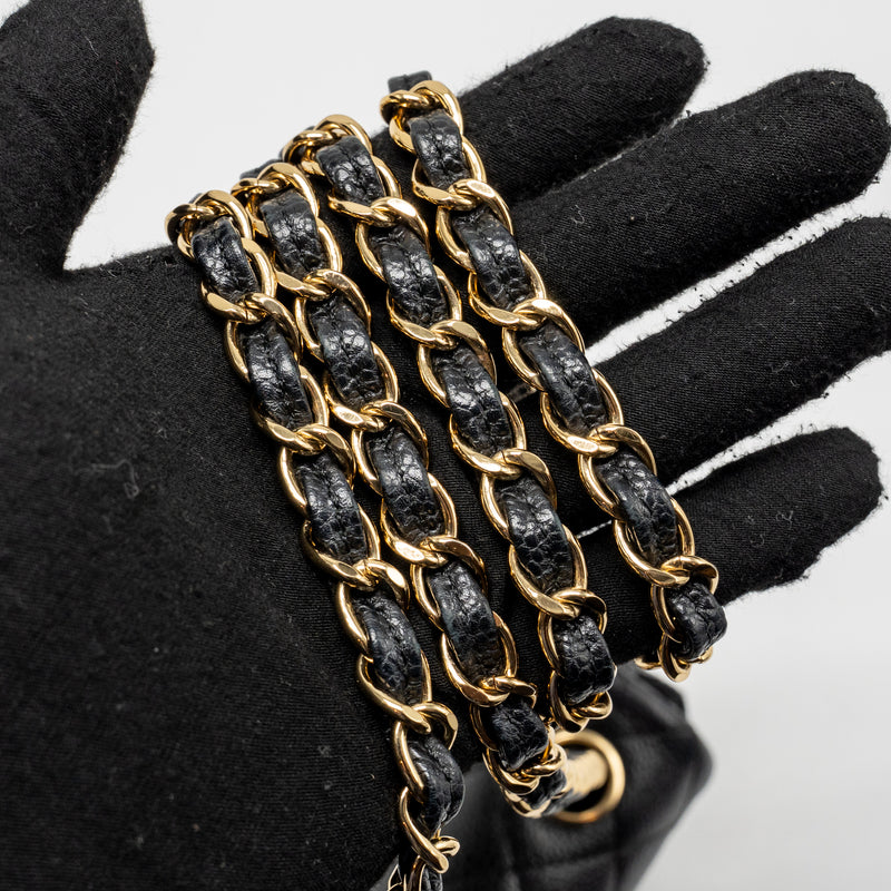 Chanel Mini Rectangular Flap Bag Caviar Black GHW