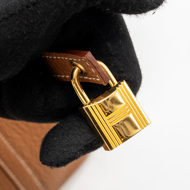 Hermes Picotin 18 Lock Bag Taurillon Maurice Gold GHW Stamp Y