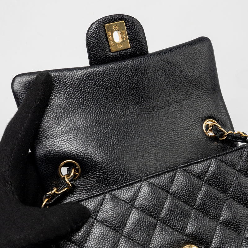 Chanel Mini Rectangular Flap Bag Caviar Black GHW