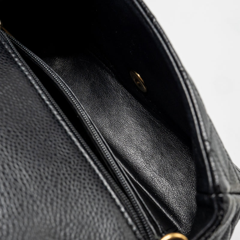 Chanel Mini Rectangular Flap Bag Caviar Black GHW