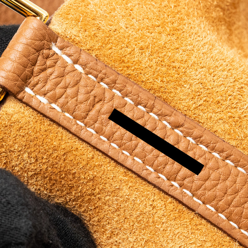 Hermes Picotin 18 Lock Bag Taurillon Maurice Gold GHW Stamp Y