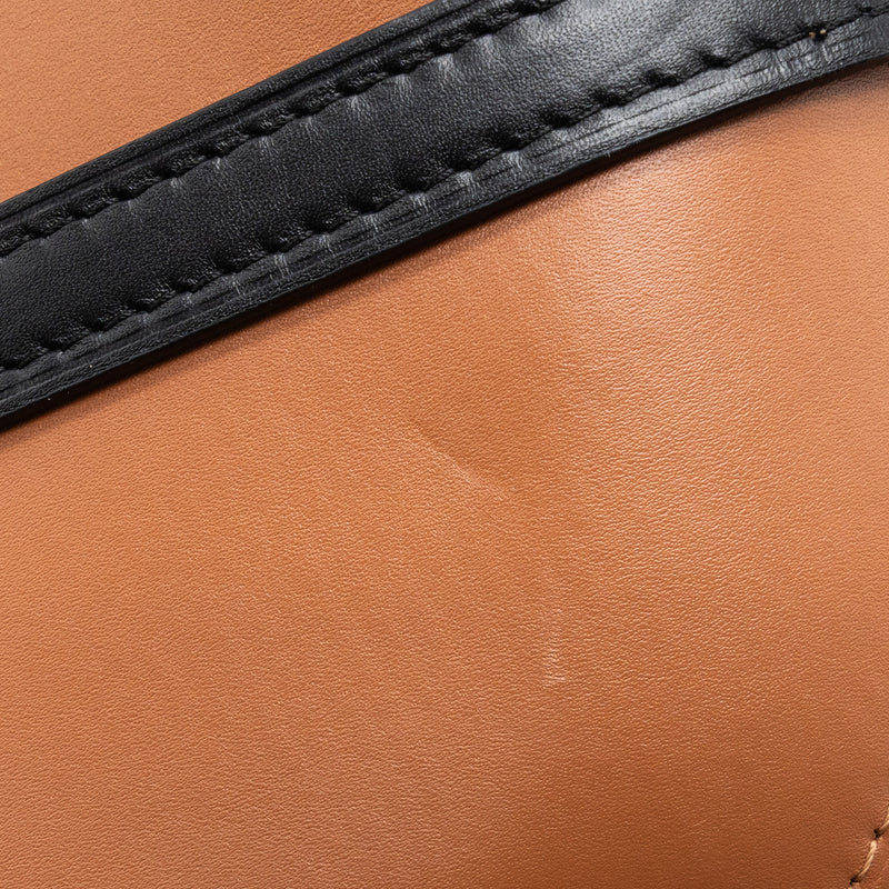 Loewe Small Gate Bag Calfskin/Tweed Tan GHW