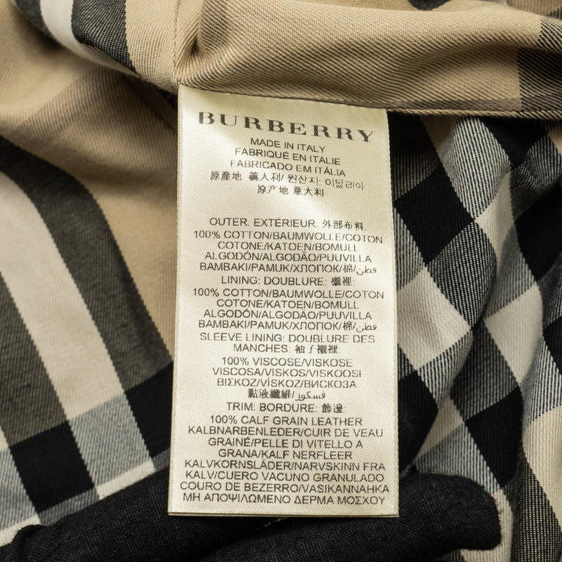 Burberry Size UK 10 Mid-Length Trench Coat Beige