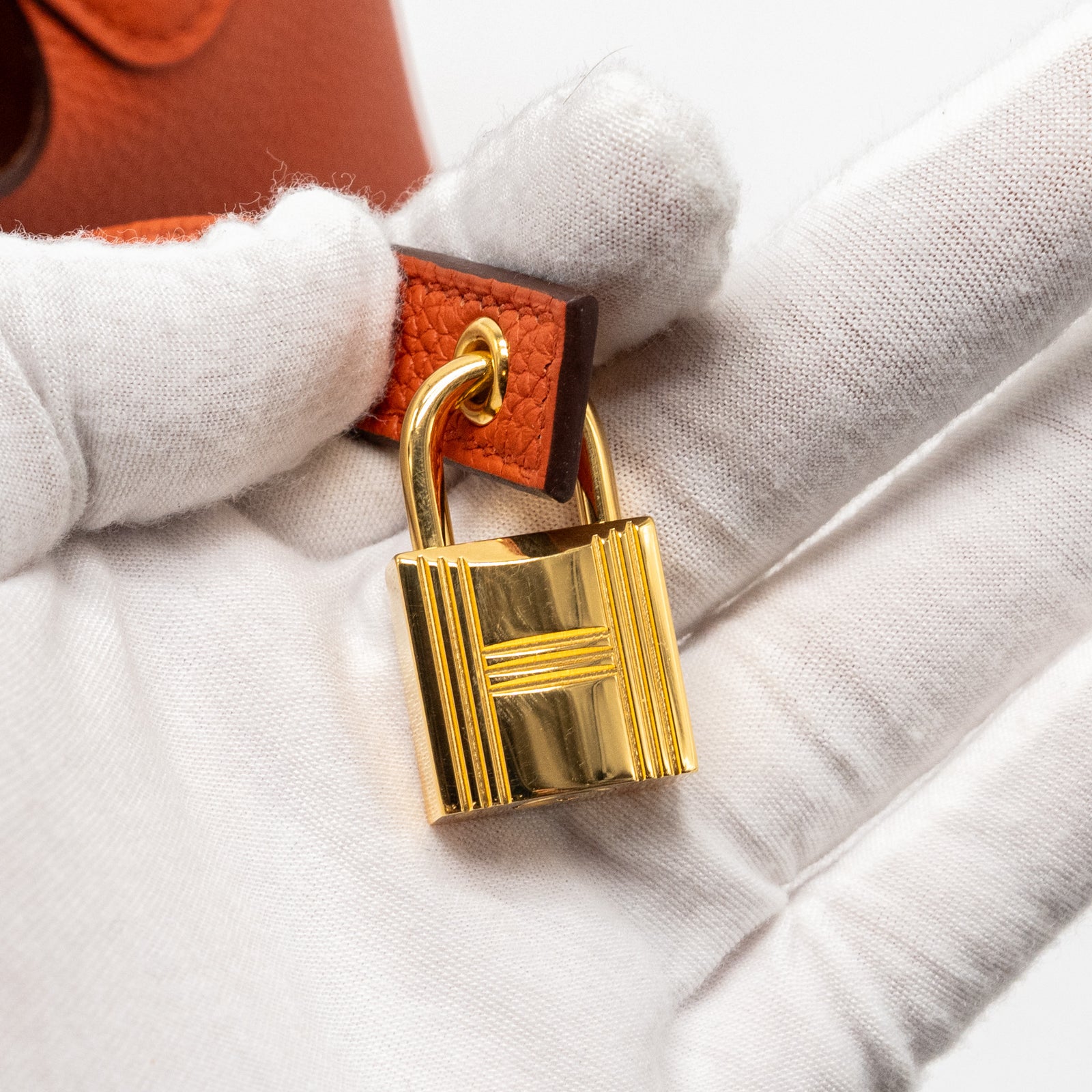 HERMES Picotin 18 Lock Bag Taurillon Maurice 6C Cuivre GHW Stamp Z