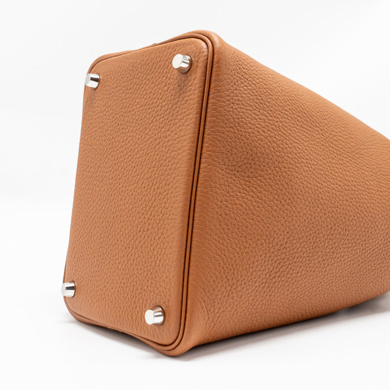 Hermes Picotin 18 Lock Bag Clemence Gold SHW Stamp Z