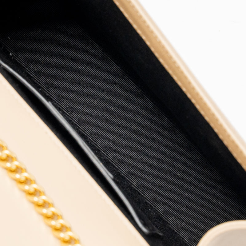 Saint Laurent/YSL Kate Medium Grained Calfskin Dark Beige GHW