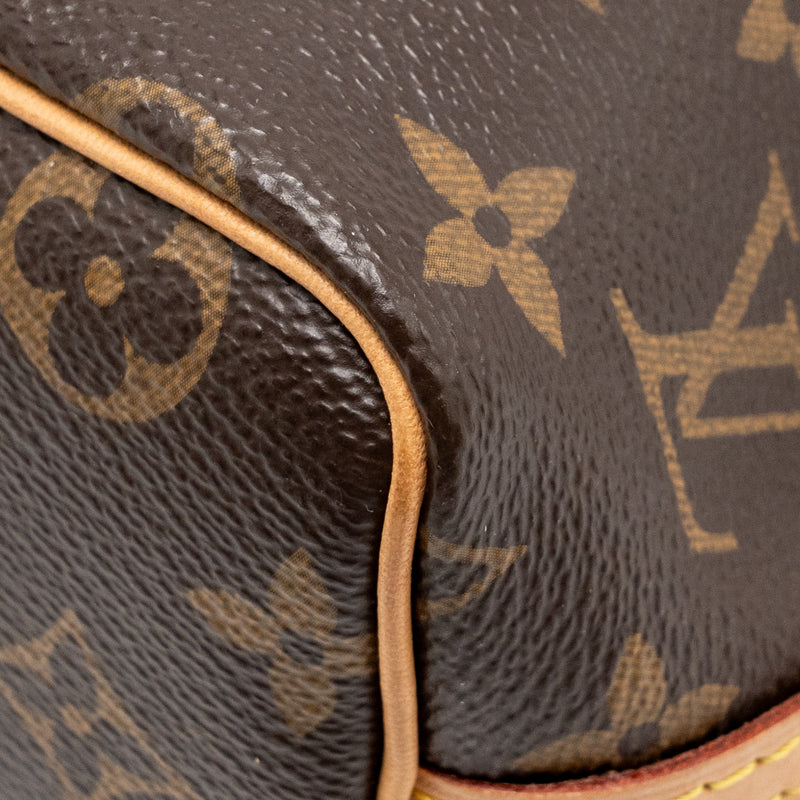 Louis Vuitton Nano Noe Monogram Canvas GHW