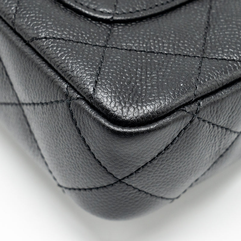 Chanel Coco Love Mini Flap Bag Adjustable Chain Caviar black GHW (microchip)