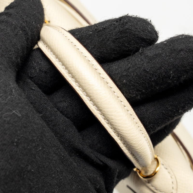 Hermes Mini Kelly II Epsom Nata GHW stamp Z