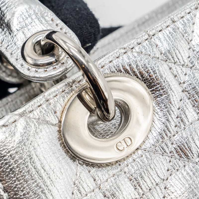 Dior My ABC Dior Small Lady Dior Bag Calfskin Silver SHW