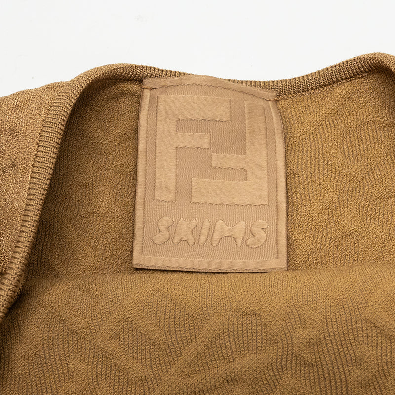 Fendi X Skims size 38 dress Viscose light brown Fendi X Skims size 38 dress Viscose light brown