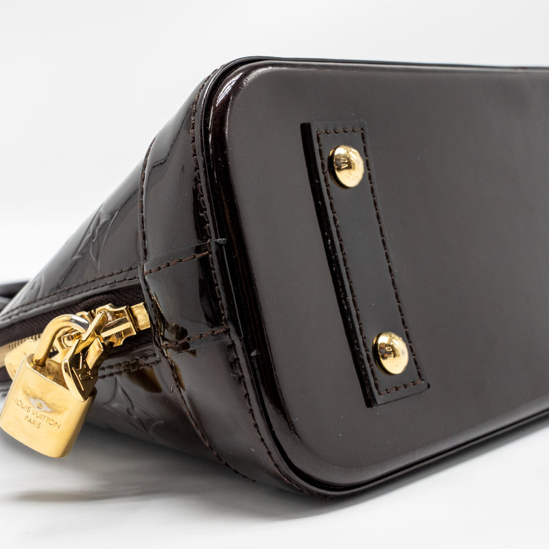 Louis Vuitton Alma BB Patent Amatante GHW
