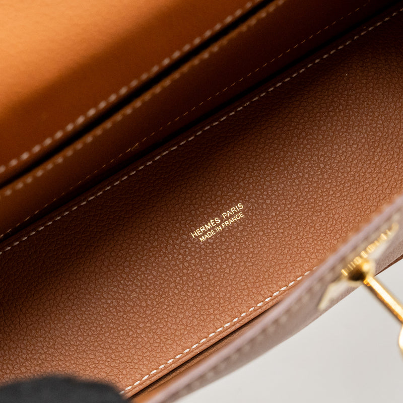 Hermes Kelly Danse Evercolor Gold GHW Stamp Y