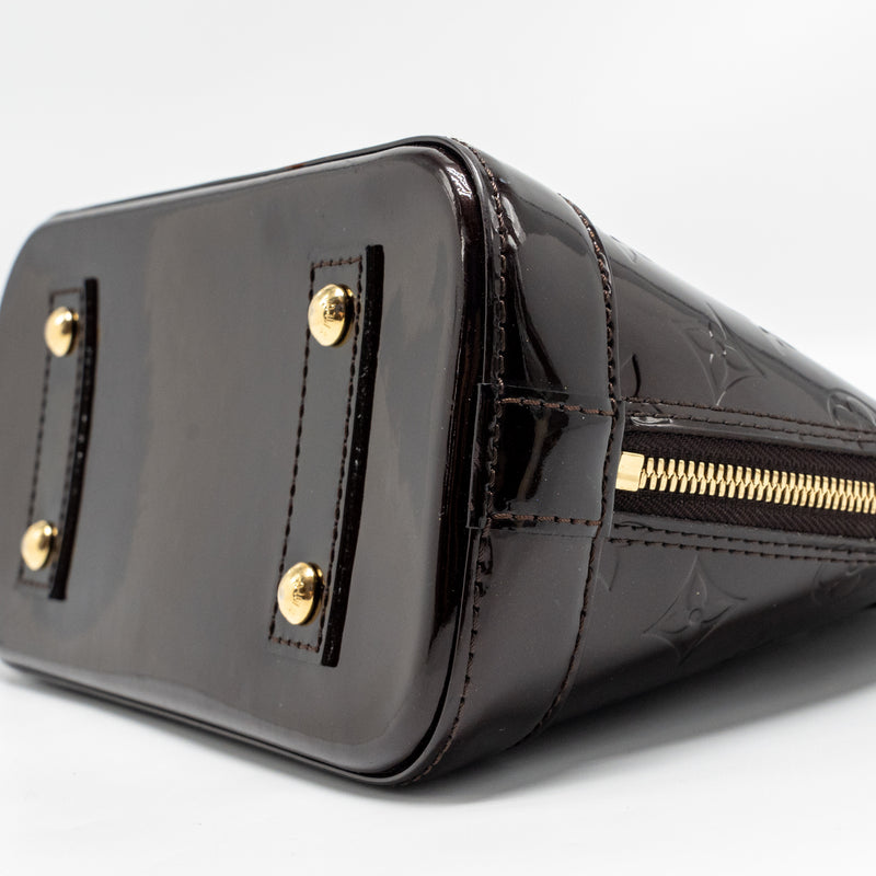 Louis Vuitton Alma BB Patent Amatante GHW