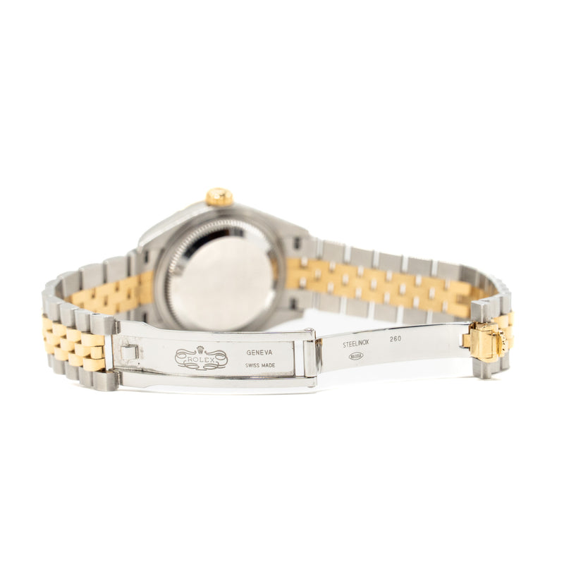 Rolex Lady-Datejust 28mm Oystersteel and Yellow Gold, Champagne-colour Dial Jubilee Bracelet Model: 279173-0001