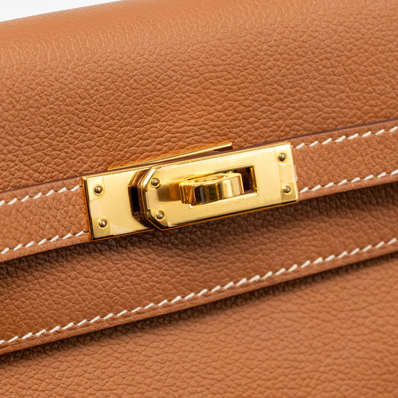Hermes Kelly Danse Evercolor Gold GHW Stamp Y