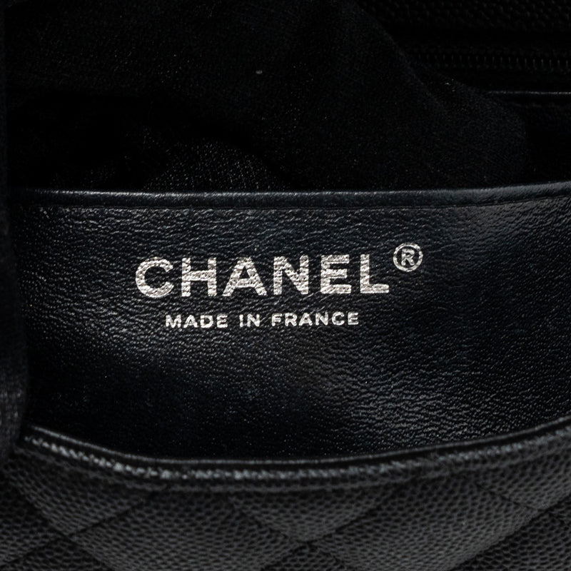 Chanel Classic Mini Rectangular Flap Bag Caviar Black SHW