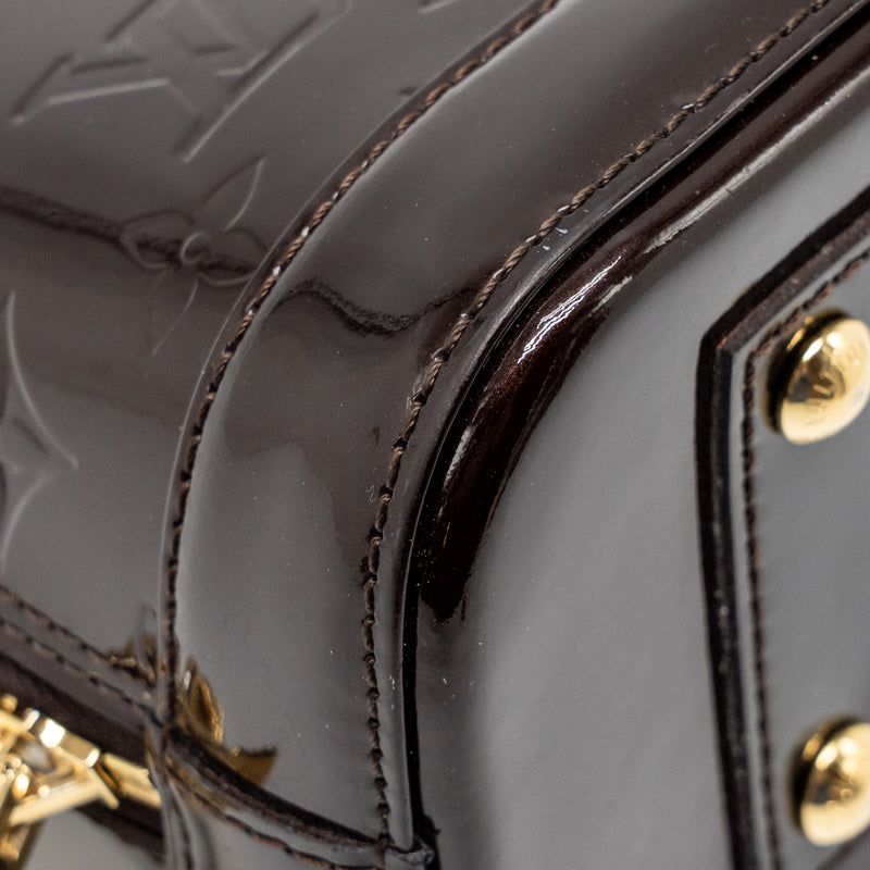 Louis Vuitton Alma BB Patent Amatante GHW
