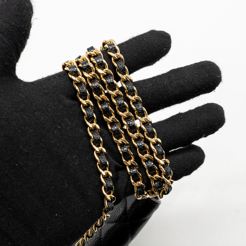 CHANEL Classic Wallet On Chain Caviar Black GHW