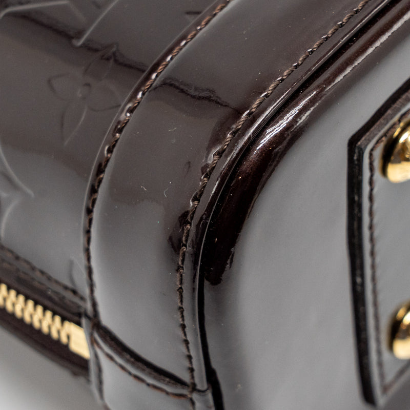 Louis Vuitton Alma BB Patent Amatante GHW