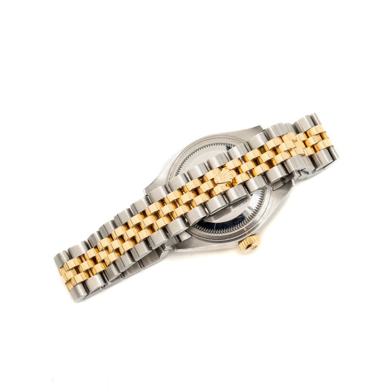 Rolex Lady-Datejust 28mm Oystersteel and Yellow Gold, Champagne-colour Dial Jubilee Bracelet Model: 279173-0001