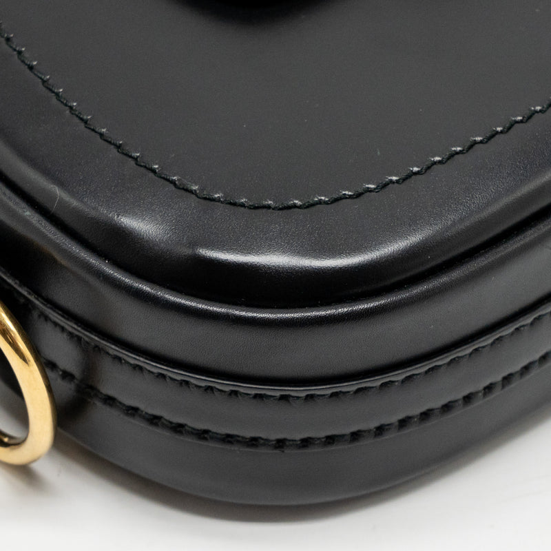 DIOR D-Fence Saddle Bag Calfskin Black GHW