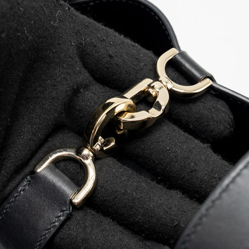 Dior Toujours Vertical Nano Tote Bag calfskin black LGHW