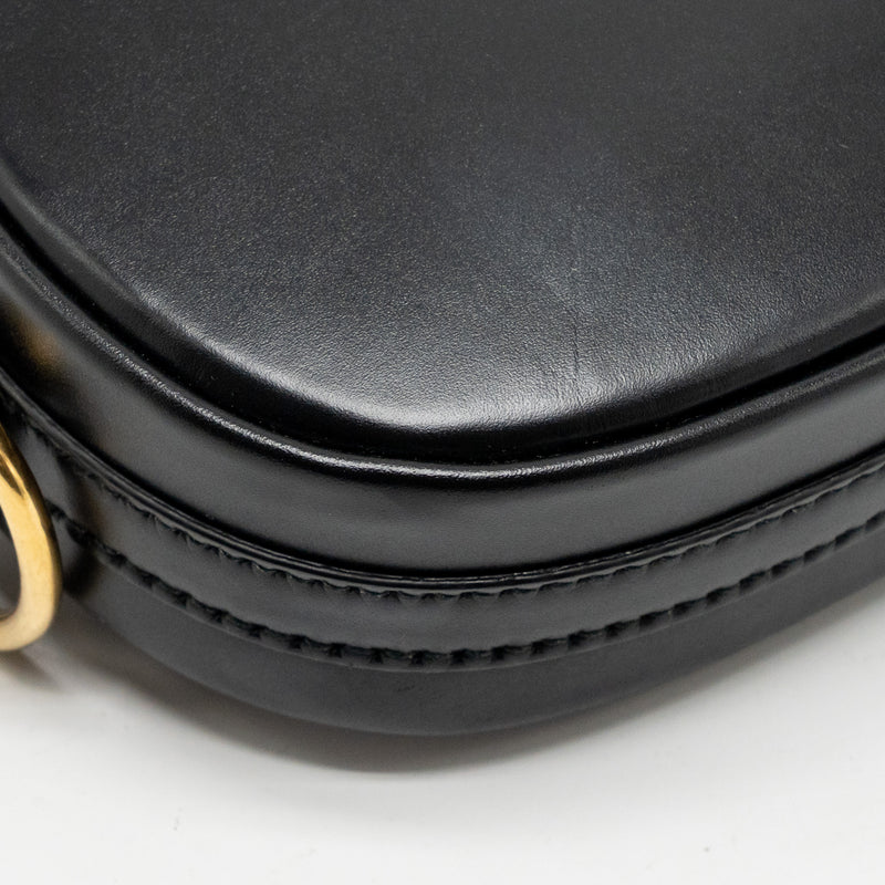 DIOR D-Fence Saddle Bag Calfskin Black GHW