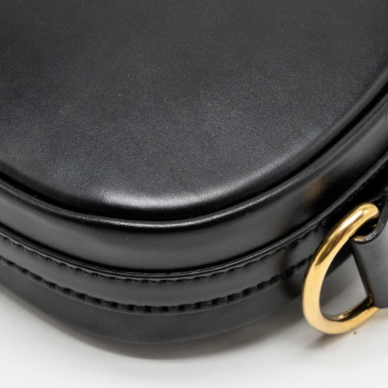DIOR D-Fence Saddle Bag Calfskin Black GHW