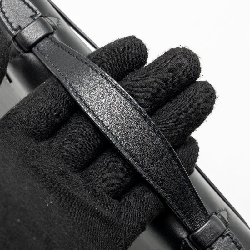 Hermes Kelly Pochette Swift Black GHW Stamp Y